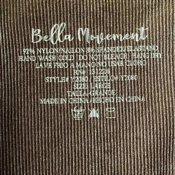 🆕Bella Movement Ribbed Seamless Sport Bra L🆕 - Picture 5 of 7